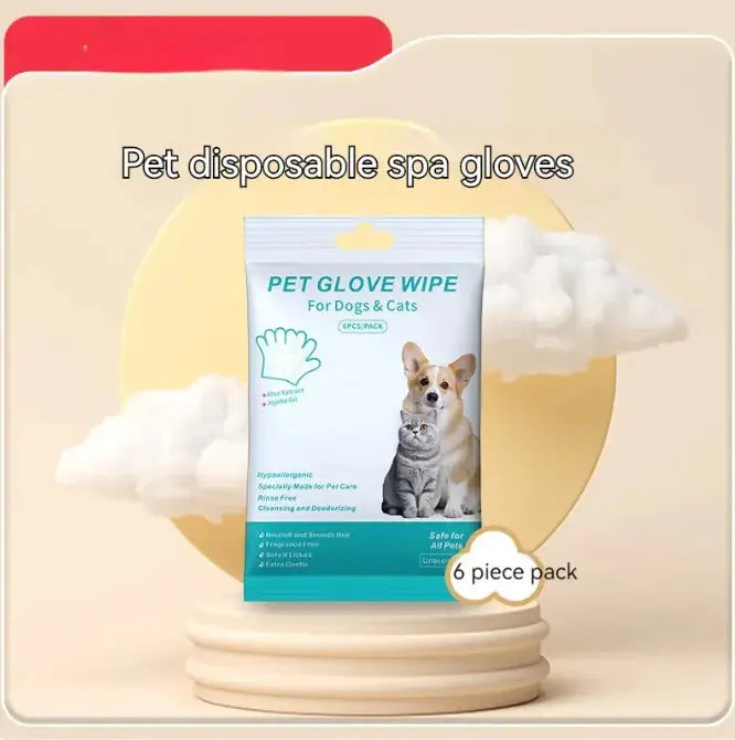 Pet Cleaning Gloves & Wipes - King's creation Pet Cleaning Gloves & Wipes