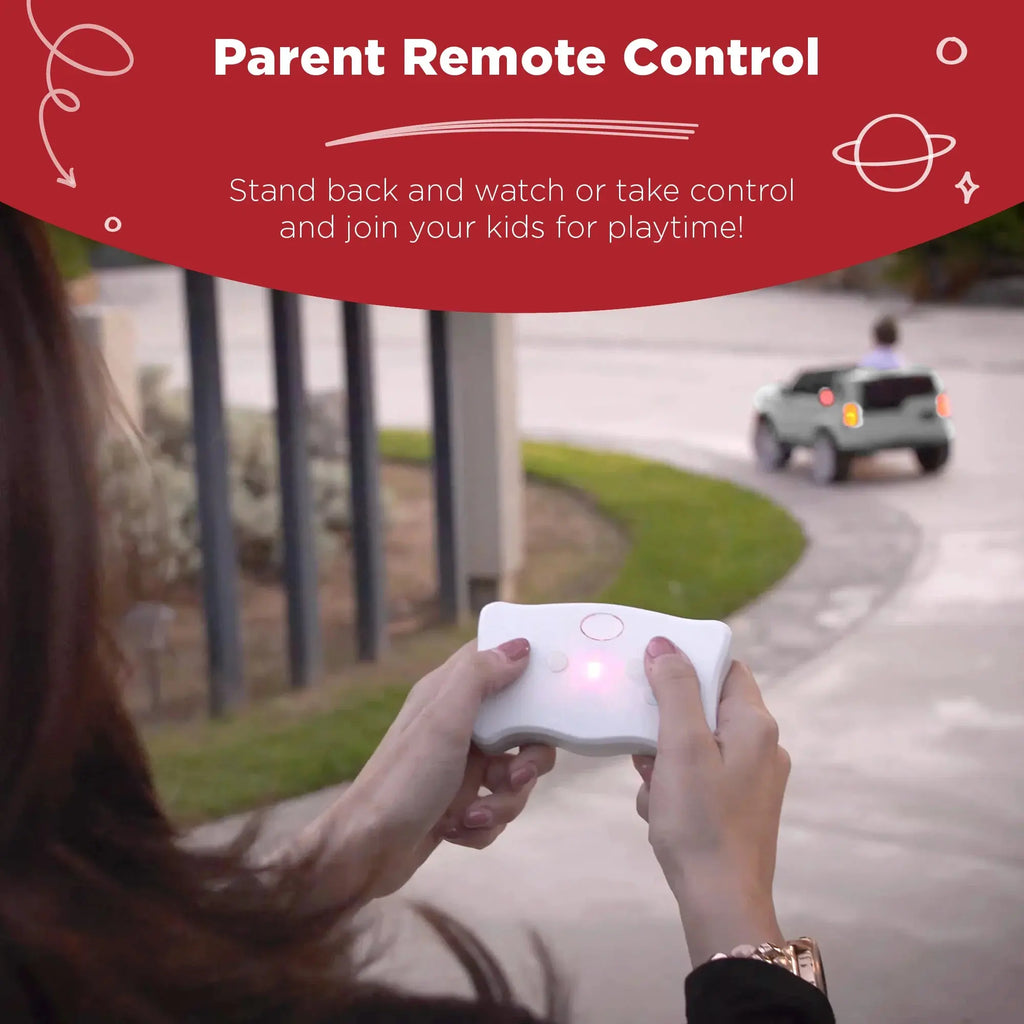 12V Kids Ride-On Truck Car Toy W/ 3 Speeds, LED, Remote, Bluetooth