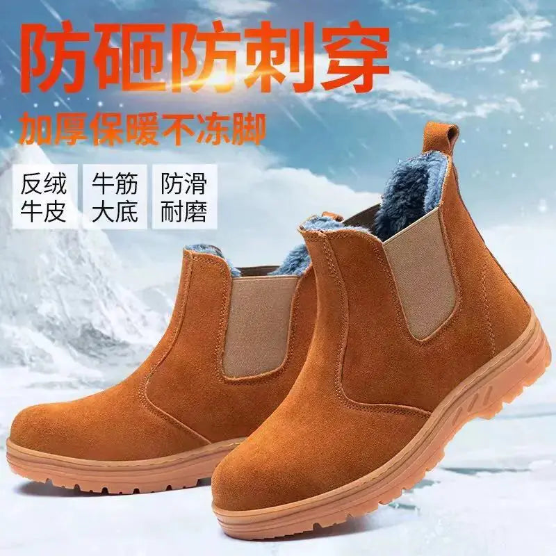 Winter Safety Work Boots with Steel Toe and Insulation - King's creation Winter Safety Work Boots with Steel Toe and Insulation