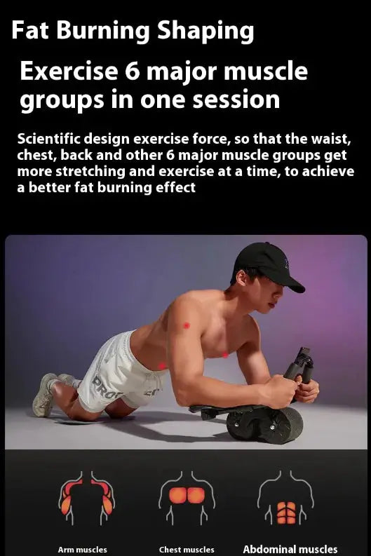 Automatic Rebound Abdominal Wheel - King's creation Automatic Rebound Abdominal Wheel