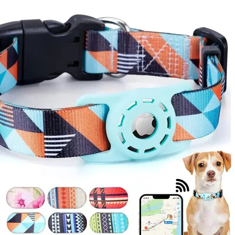 Digital Printing Collar for Apple Airtag - Pets Accessories - King's creation Digital Printing Collar for Apple Airtag - Pets Accessories