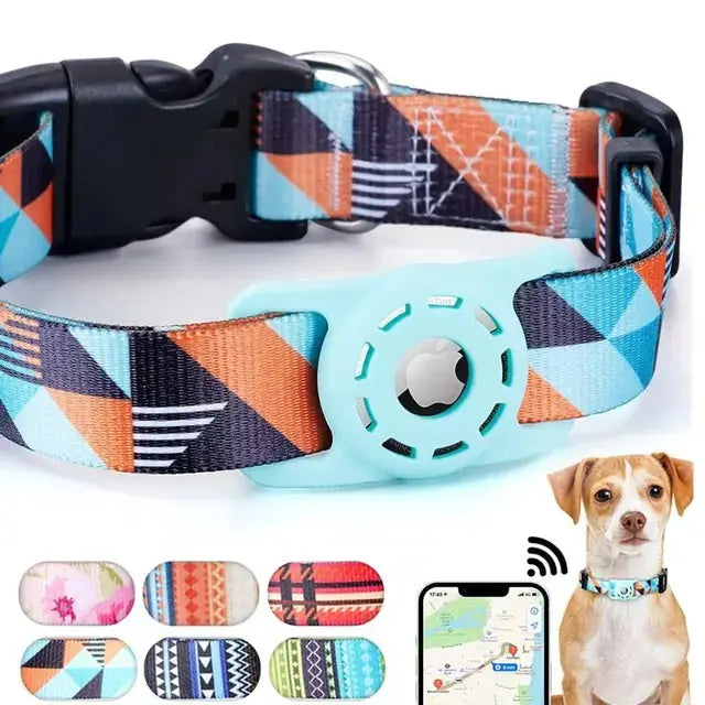 Digital Printing Collar for Apple Airtag - Pets Accessories - King's creation Digital Printing Collar for Apple Airtag - Pets Accessories