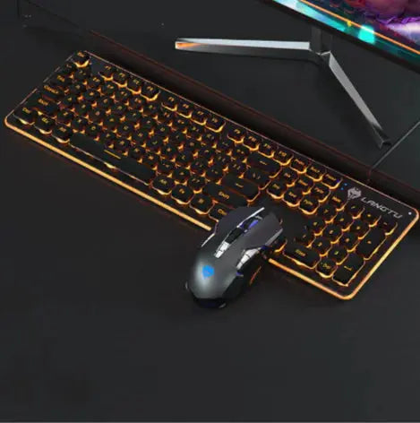 USB Wired Luminous Gaming Keyboard – Ideal for Home & Office Use - King's creation USB Wired Luminous Gaming Keyboard – Ideal for Home & Office Use