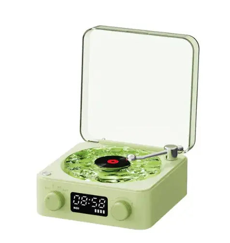 Bluetooth Retro Turntable Speaker with RGB Lights - King's creation Bluetooth Retro Turntable Speaker with RGB Lights