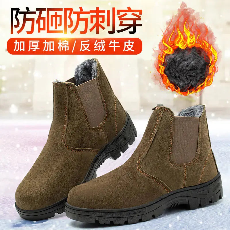 Winter Safety Work Boots with Steel Toe and Insulation - King's creation Winter Safety Work Boots with Steel Toe and Insulation