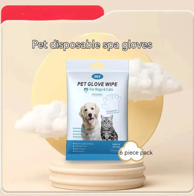Pet Cleaning Gloves & Wipes - King's creation Pet Cleaning Gloves & Wipes