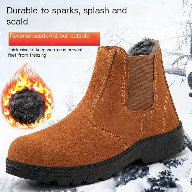 Winter Safety Work Boots with Steel Toe and Insulation - King's creation Winter Safety Work Boots with Steel Toe and Insulation