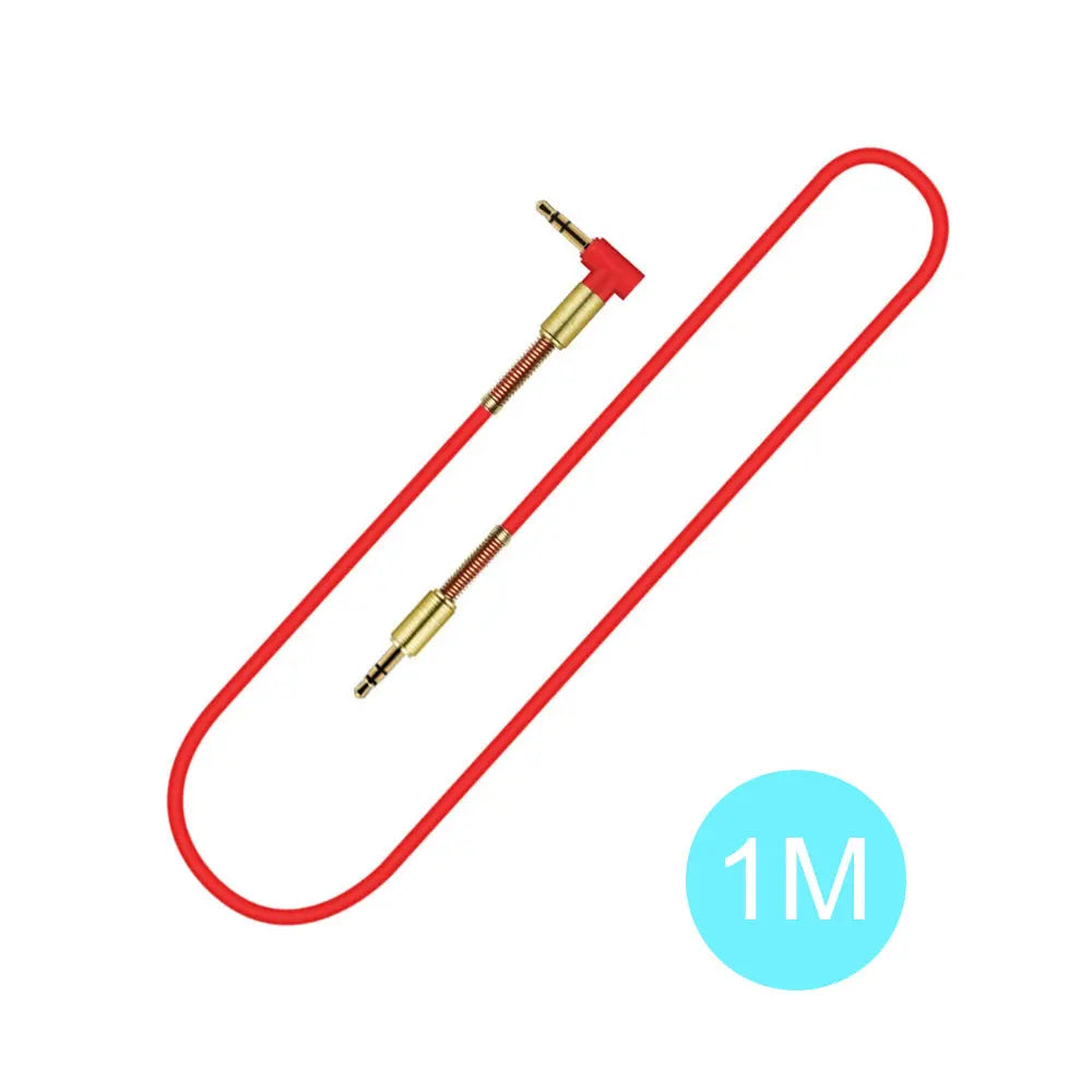 Car Aux Audio Cable 3.5mm Jack Stereo Audio Cable - King's creation Car Aux Audio Cable 3.5mm Jack Stereo Audio Cable
