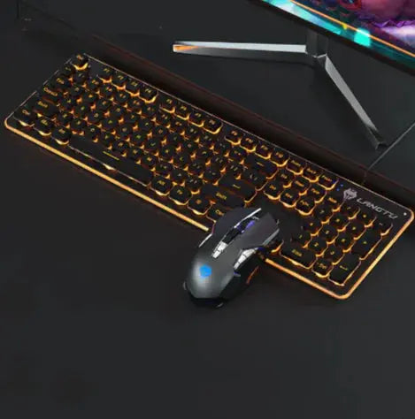 USB Wired Luminous Gaming Keyboard – Ideal for Home & Office Use - King's creation USB Wired Luminous Gaming Keyboard – Ideal for Home & Office Use