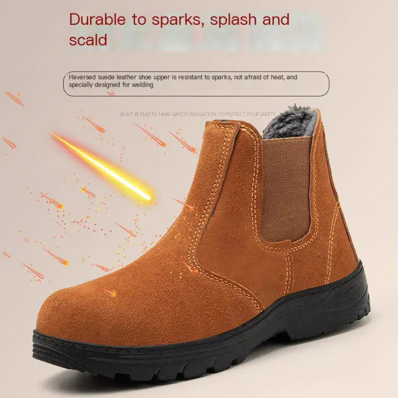 Winter Safety Work Boots with Steel Toe and Insulation - King's creation Winter Safety Work Boots with Steel Toe and Insulation