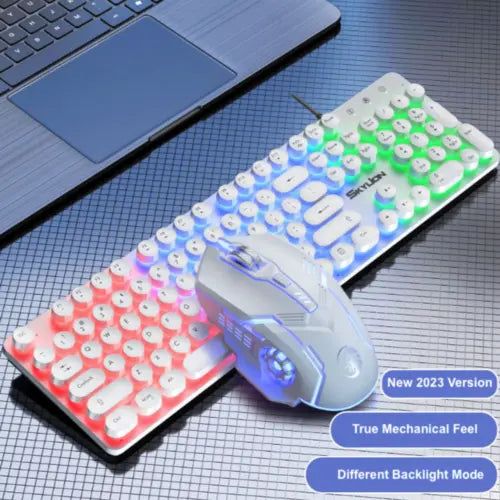 Dragon LED Backlight Gaming USB Wired Keyboard Mouse Set - King's creation Dragon LED Backlight Gaming USB Wired Keyboard Mouse Set