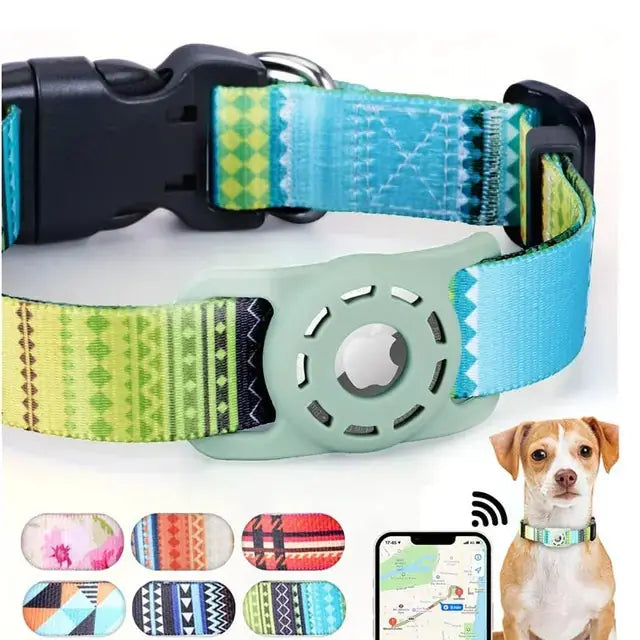 Digital Printing Collar for Apple Airtag - Pets Accessories - King's creation Digital Printing Collar for Apple Airtag - Pets Accessories
