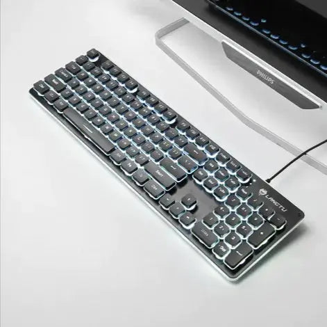 USB Wired Luminous Gaming Keyboard – Ideal for Home & Office Use - King's creation USB Wired Luminous Gaming Keyboard – Ideal for Home & Office Use