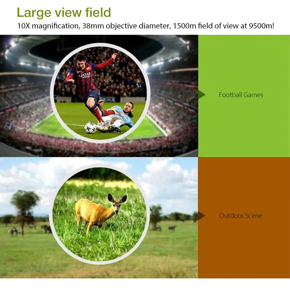 10X HD Optical Monocular Telescope with Phone Clip - King's creation 10X HD Optical Monocular Telescope with Phone Clip