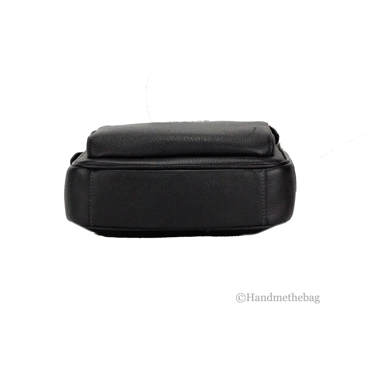 Coach Ethan Black Leather Sling Pack Shoulder Bag - King's creation Coach Ethan Black Leather Sling Pack Shoulder Bag