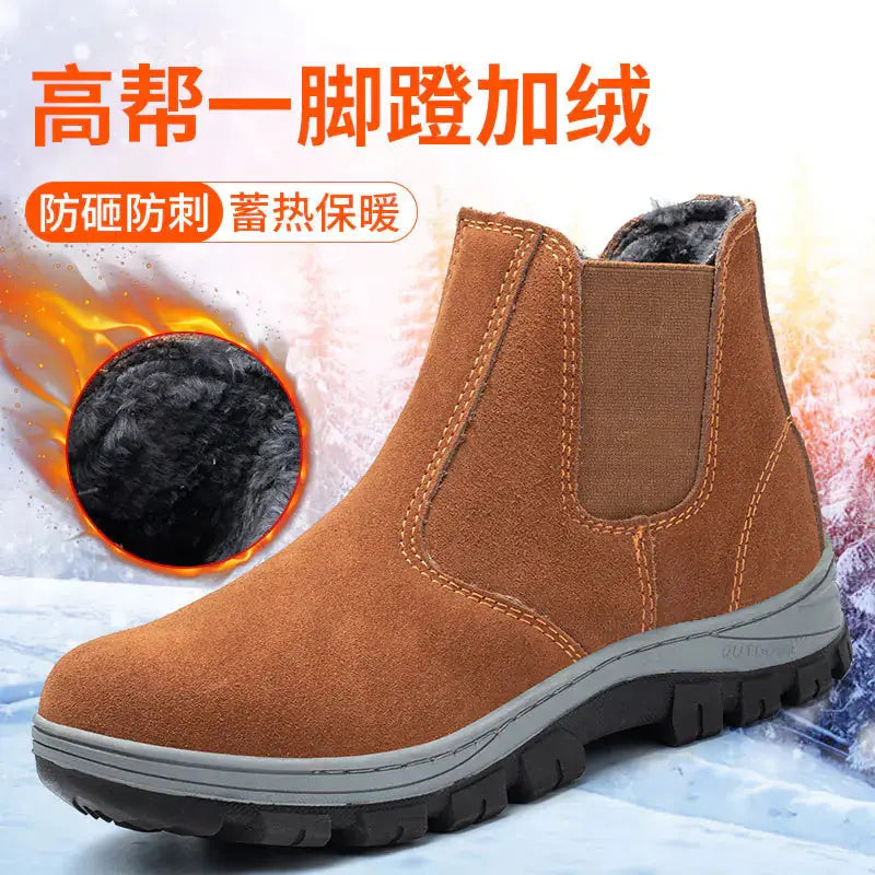Winter Safety Work Boots with Steel Toe and Insulation - King's creation Winter Safety Work Boots with Steel Toe and Insulation