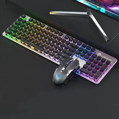 USB Wired Luminous Gaming Keyboard – Ideal for Home & Office Use - King's creation USB Wired Luminous Gaming Keyboard – Ideal for Home & Office Use