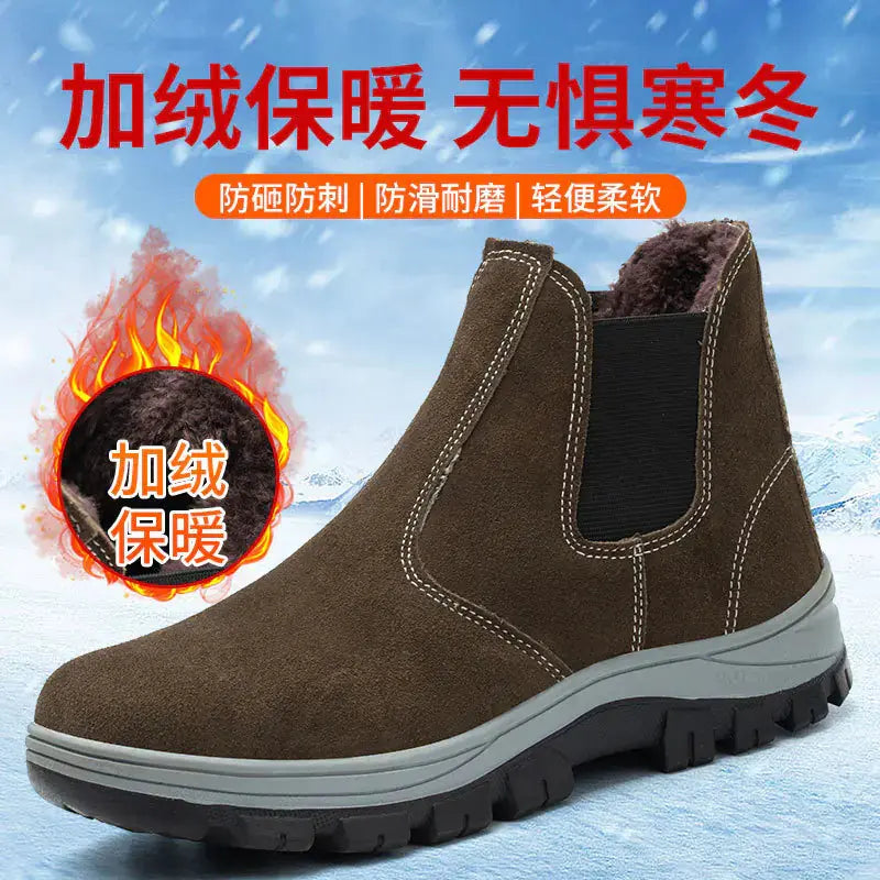 Winter Safety Work Boots with Steel Toe and Insulation - King's creation Winter Safety Work Boots with Steel Toe and Insulation