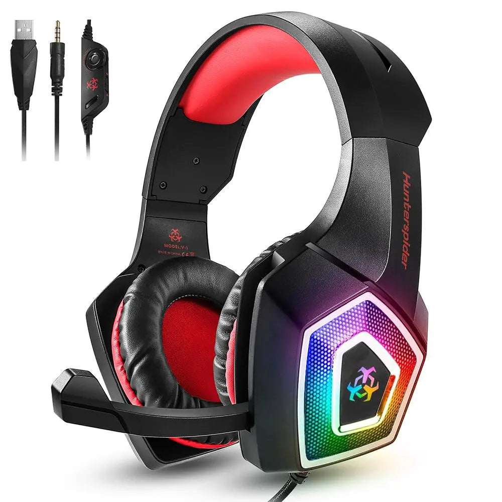 Dragon Stereo LED Gaming Headset with Microphone - King's creation Dragon Stereo LED Gaming Headset with Microphone