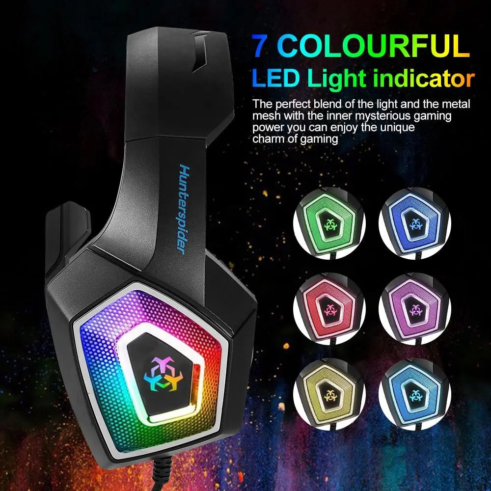 Dragon Stereo LED Gaming Headset with Microphone - King's creation Dragon Stereo LED Gaming Headset with Microphone