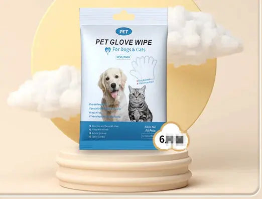 Pet Cleaning Gloves & Wipes - King's creation Pet Cleaning Gloves & Wipes