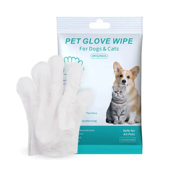 Pet Cleaning Gloves & Wipes - King's creation Pet Cleaning Gloves & Wipes