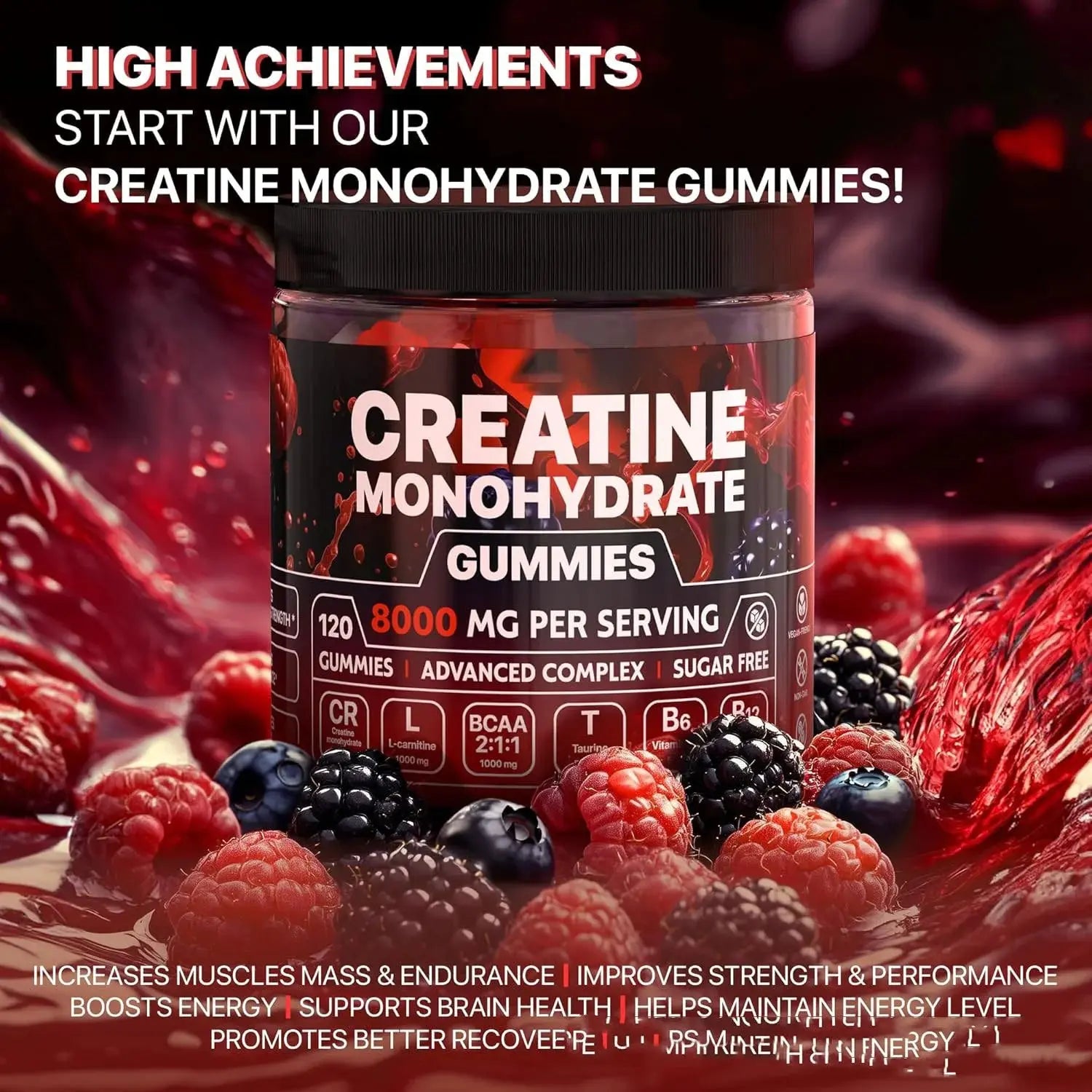 Muscle Boost Gummies - King's creation Muscle Boost Gummies